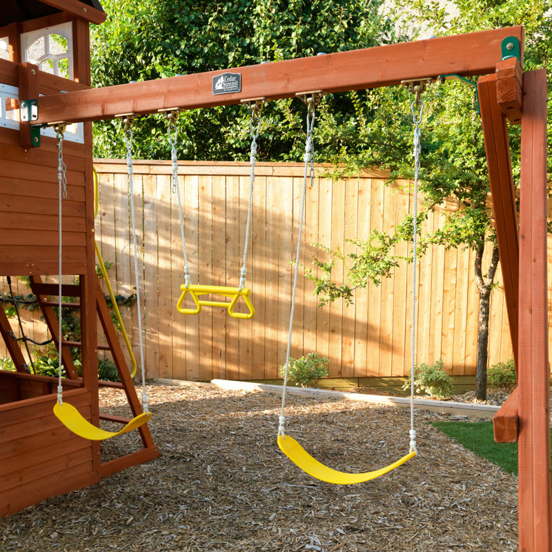 KidKraft Lookout Extreme Wooden Swing Set & Reviews Wayfair